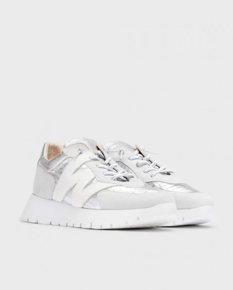 Sneakers<Wonders Silver Oslo Sneaker Blanco/Pla