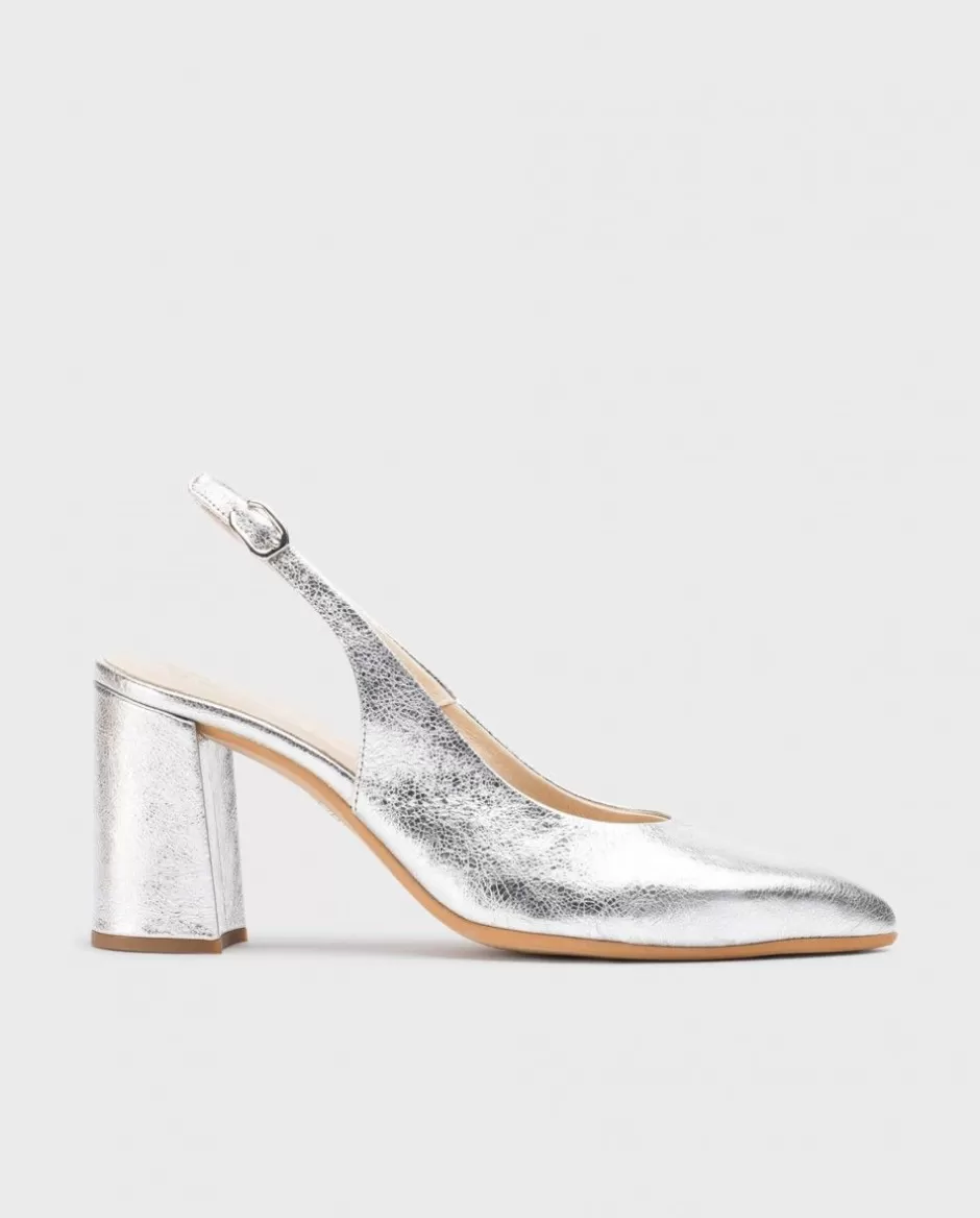 Heels<Wonders Silver Vilma Heeled Shoes Plata