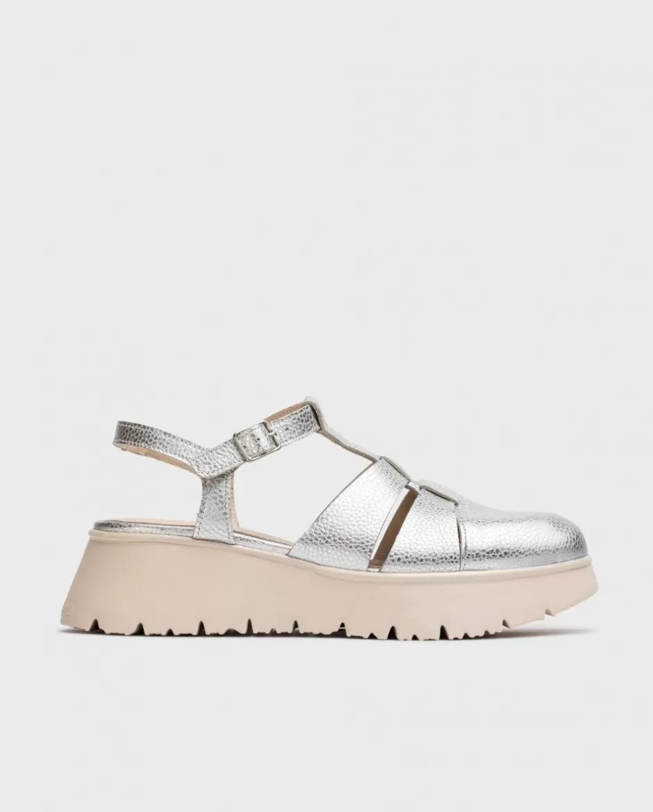 Platforms<Wonders Silver Zagreb Multi- Straps Plata