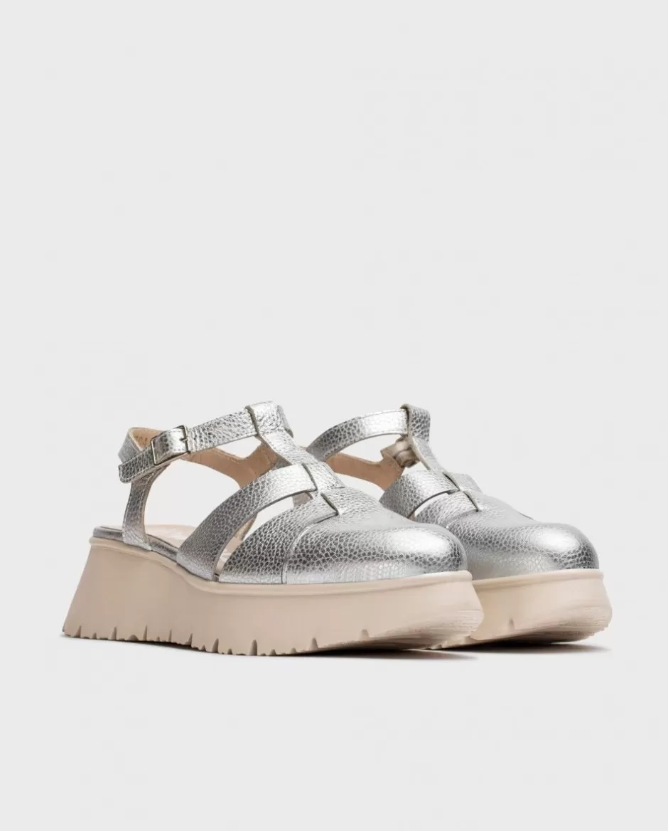 Platforms<Wonders Silver Zagreb Multi- Straps Plata