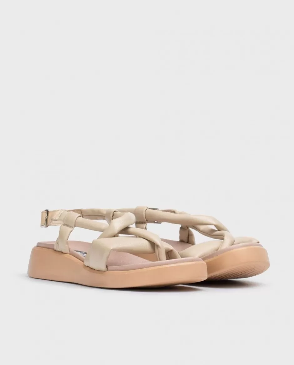 Flat Shoes<Wonders Tube Sandal Natural