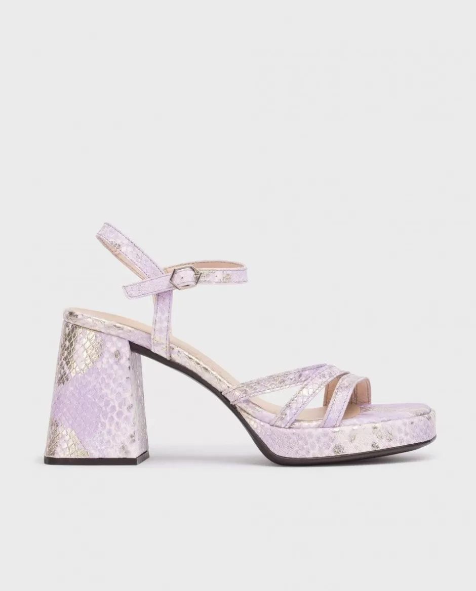 Heels<Wonders Violet Love Sandal Lavender