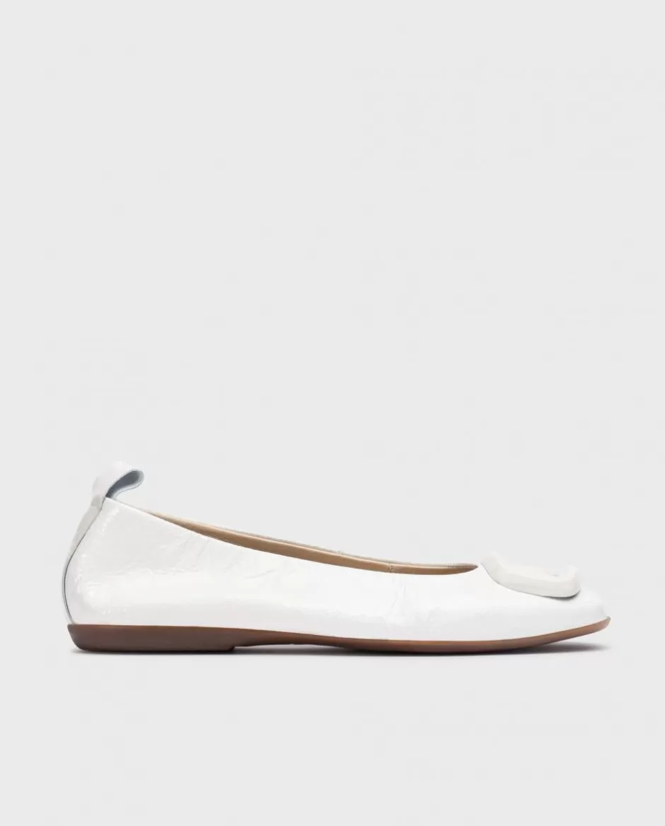 Ballerinas<Wonders White Berna Ballerina Off