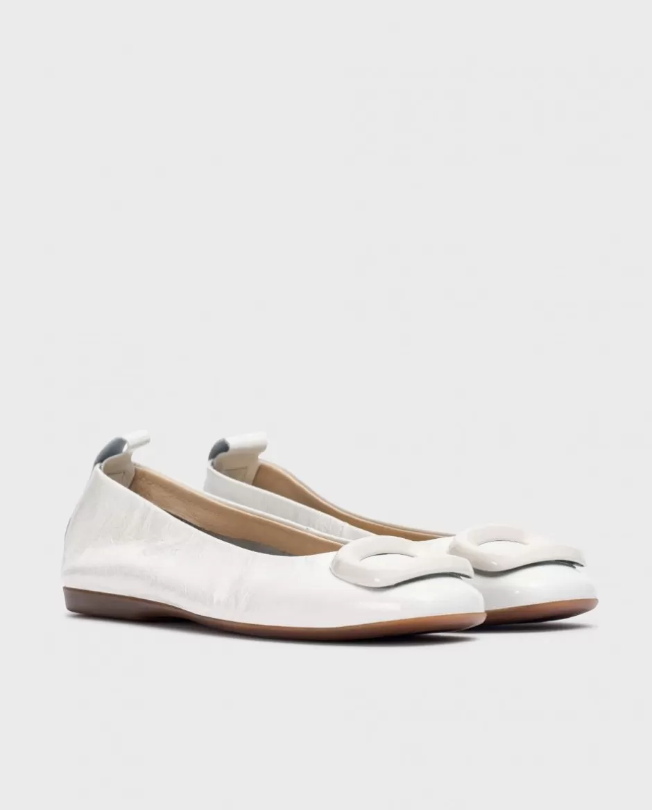 Ballerinas<Wonders White Berna Ballerina Off