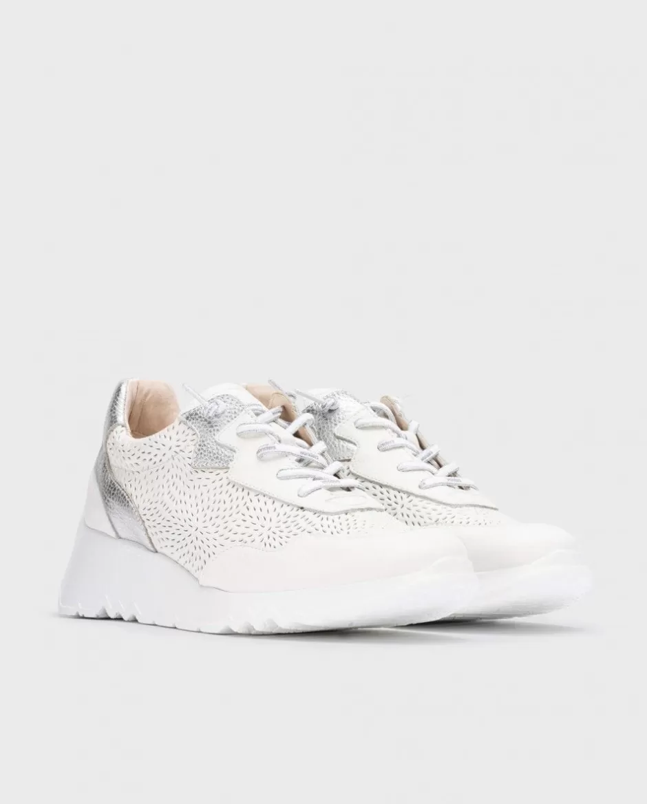 Sneakers<Wonders White Pamplona Sneakers Off/Plata