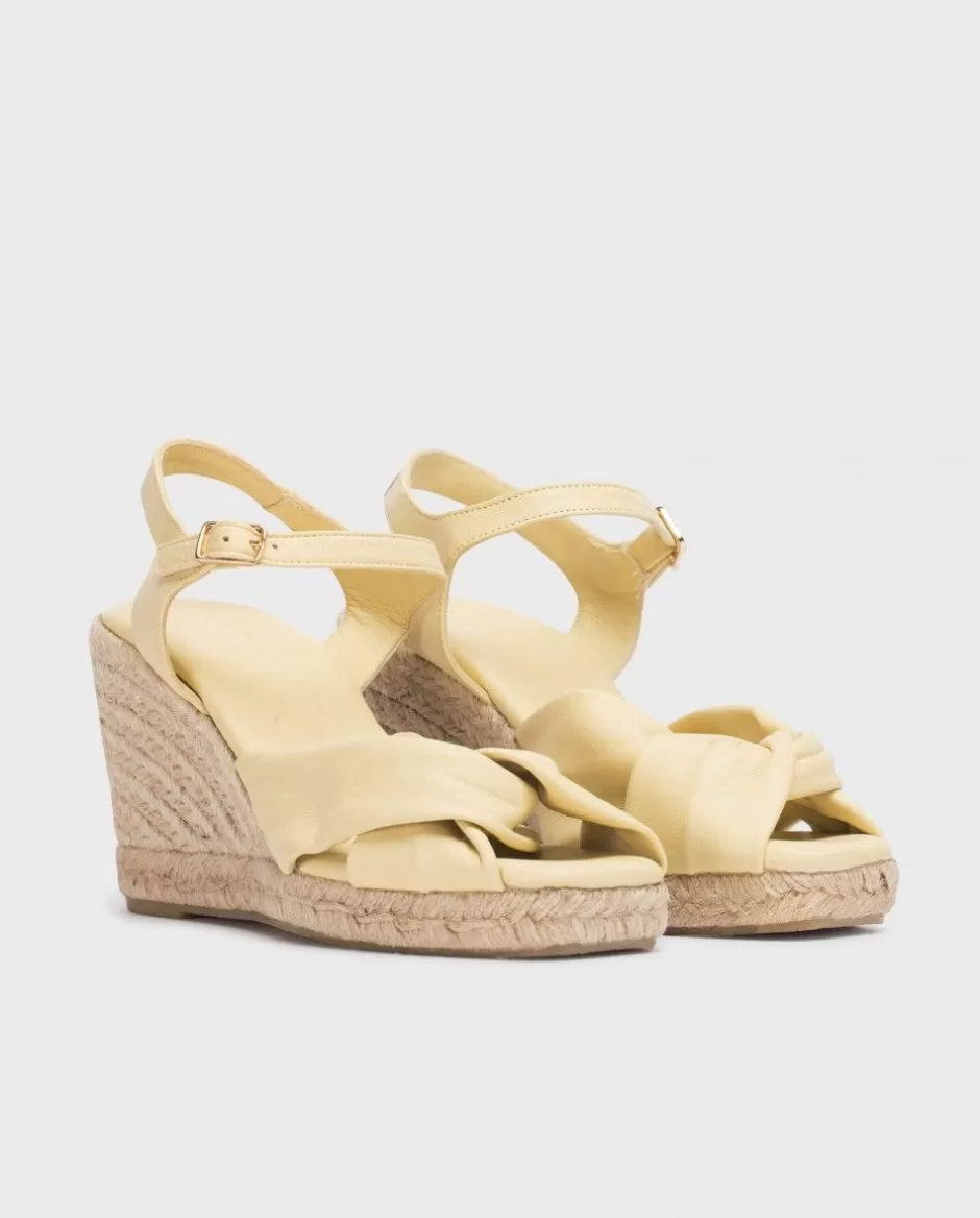 Espadrilles<Wonders Yellow Anuk Sandal Lemon