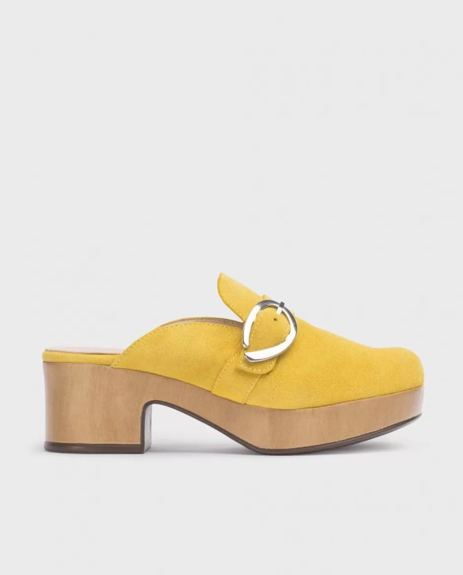 Platforms<Wonders Yellow Slow Clog Lima