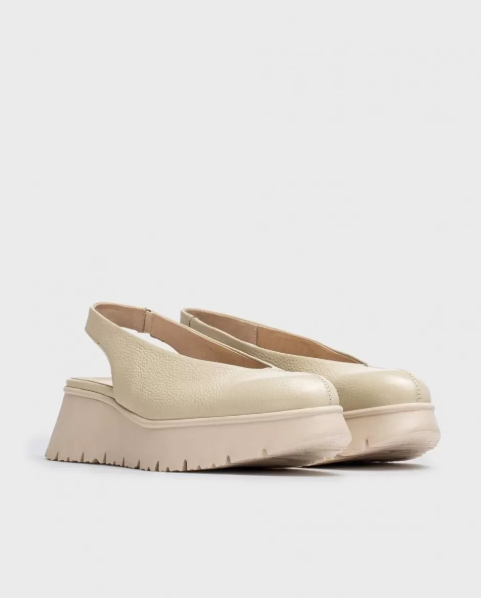 Platforms<Wonders Zadar Shoes Cream